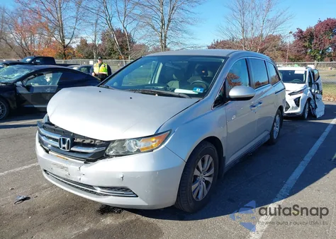 2015 Honda Odyssey Ex from USA, damaged, VIN 5FNRL5H40FB081885